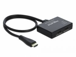DeLOCK 87747 divisor de video HDMI 2x HDMI (Delock - video-/audiosplitter - 2 port)