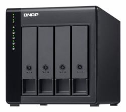 QNAP TL-D400S contenitore di unità di archiviazione Box esterno HDD/SSD Nero, Grigio 2.5/3.5" (4-bay desktop SATA JBOD expansion unit with a QXP-400eS-A1164 PCIe SATA host card and 1 SFF-8088 to S...