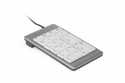 BakkerElkhuizen UltraBoard 955 Numeric tastierino numerico PC USB Grigio chiaro, Bianco (Ultraboard 955 Numeric - Numeric Keypad Pc Usb Silver, - White - Warranty: 12M)