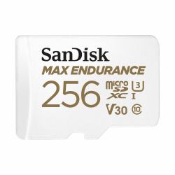 SanDisk MAX ENDURANCE 256 GB MicroSDXC UHS-I Classe 10 (MAX ENDURANCE MICROSDHC,microSDXC, 256GB, UHS-I, C10, U3, V30, 100/40 MB/S)