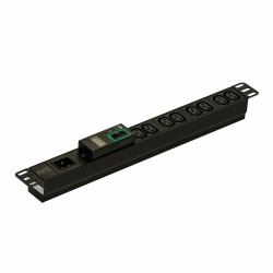 APC EPDU1016M unità di distribuzione dell'energia [PDU] 8 presa[e] AC 1U Nero (Easy PDU Metered 1U 16A 230V [8]C13)