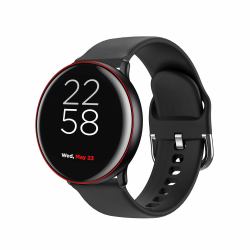 Canyon Marzipan 3,1 cm [1.22"] IPS 41 mm Digital 240 x 240 Pixeles Pantalla táctil Negro, Rojo (Canyon Marzipan Smart Watch Black Red)