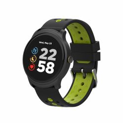 Canyon CNS-SW81BG smartwatch e orologio sportivo 3,3 cm [1.3"] IPS 44 mm Digitale 240 x 240 Pixel Touch screen Nero, Verde (Canyon Oregano Smart Watch Black Green)