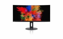 Fujitsu Displays P34-9 US pantalla para PC 86,4 cm [34"] 3440 x 1440 Pixeles UltraWide Quad HD LED Negro (P34-9 US 86.1CM 34IN CURVED - 300CD 178/178 5MS DP HDMI USB-C IN)