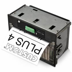 CUSTOM PLUS4 stampante per etichette [CD] Trasferimento termico 204 x 204 DPI 70 mm/s Cablato (PRINTER 112MM PLUS4 - USB RS232 TTL)