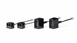 LANCOM Analog Adapter Set teléfono divisor RJ-11 F 2x RJ-11 + 2x TAE Negro (ADAPTER SET 2XTAE+2XRJ11 - F/LANCOM 1793 VOIP ROUTERS)