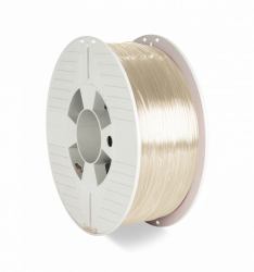 Verbatim 55051 materiale di stampa 3D Polietilene Tereftalato Glicole [PETG] Trasparente 1 kg (3D Printer Filament PET-G 1.75MM 1KG T)