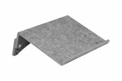 BakkerElkhuizen FlexDoc Circular archivador Fieltro PET, Plástico reciclado, Acero Gris (BakkerElkhuizen FlexDoc Circular Document Holder-Light Grey. Manufactured from ECO friendly PET felt. Inclu...