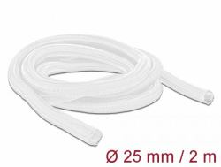 DeLOCK 20701 pasacables Blanco (Delock Braided Sleeving self-closing -)