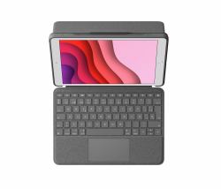 Logitech 920-009627 tastiera per dispositivo mobile QWERTY Spagnolo Smart Connector Grafite (Logitech Combo Touch - Custodia tastiera e carta - con trackpad - retroilluminato - Apple Smart connecto...