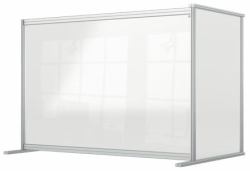 Nobo 1915495 tablero o accesorio magnético Gris, Transparente (Nobo 1915495 Premium Plus Desk Divider Extender 1400x1000mm Acrylic)