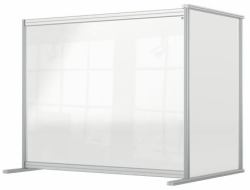Nobo 1915496 tablero o accesorio magnético Gris, Transparente (Nobo 1915496 Premium Plus Desk Divider Extender 1200x1000mm Acrylic)