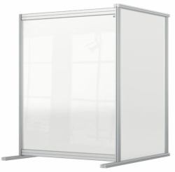 Nobo 1915497 tablero o accesorio magnético Gris, Transparente (Nobo 1915497 Premium Plus Desk Divider Extender 800x1000mm Acrylic)