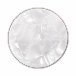 PopSockets Acetate Teléfono móvil/smartphone Perlado, Blanco (PopSockets Swappable PopGrip - fingerg)