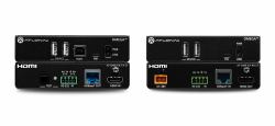 Atlona AT-OME-EX-KIT-LT ampliador de red Transmisor y receptor de red Negro (AT-OME-EX-KIT-LT - HDBaseT TX/RX for HDMI with USB Black)