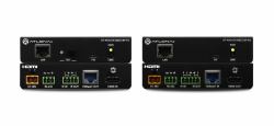Atlona AT-AVA-EX100CE-BP-KIT moltiplicatore AV Nero (AT-AVA-EX100CE-BP-KIT - Avance&trade; 4K/UHD HDMI Extender Kit with Ethernet Control and Bidirectional Remote Power Black)