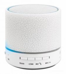 Manhattan 165303 altavoz portátil o de fiesta Blanco (LED BLUETOOTH SPEAKER- - MICRO SD READER 3W AUX WHITE)