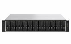 QNAP TS-h2490FU NAS Armadio [2U] EPYC 7232P 64 GB DDR4 0 TB QuTS hero Nero, Grigio (24-Bay all-flash NAS NVMe Gen3 x4 AMD EPYC 7232P 3.1GHz 64GB RAM 2 x 2.5GbE LAN 2 x 25GbE SFP28 iSCSI RAID 01 5 6...