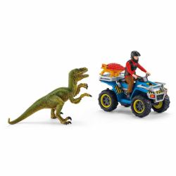schleich Dinosaurs 41466 set de juguetes (Schleich Dinosaurs - Quad Escape from)