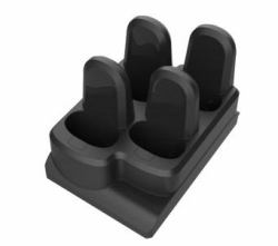 Zebra CR6080-SA40004WW estación dock para móvil Negro (CS6080 CORDLESS 4-SLOT DEVICE - CRADLE ADAPTER CUP INDUCTIVE BLK)