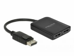 DeLOCK Splitter DisplayPort 1.4 1 x DisplayPort a 2 x DisplayPort MST (Delock DisplayPort 1.4 Splitter 1 x Di)