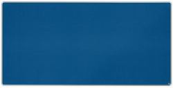 Nobo Premium Plus tablón para notas Interior Azul Aluminio (Nobo 1915193 Premium Plus Blue Felt Notice Board 2400x1200mm)