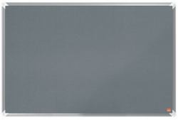 Nobo 1915195 tablón para notas Gris Aluminio (Nobo 1915195 Premium Plus Grey Felt Notice Board 900x600mm)