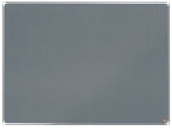 Nobo 1915196 tablón para notas Gris Aluminio (Nobo 1915196 Premium Plus Grey Felt Notice Board 1200x900mm)