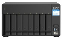 QNAP TS-832PX NAS Tower Annapurna Labs AL324 4 GB DDR4 0 TB QNAP Turbo System Alluminio, Nero (QNAP TS-832PX-4G - NAS-Server)