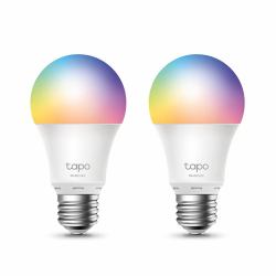 TP-Link Tapo L530E Lampadina intelligente Wi-Fi (Tapo L530E - LED light bulb - E27 - 8.7 W [equivalent 60 W] - class F - 16 million colours - 2500-6500 K [pack of 2])
