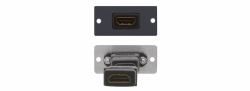 Kramer Electronics W-H[W-HDMI][W] placa de pared y cubierta de interruptor Blanco (W-H[W] - HDMI Wall Plate Insert - White)