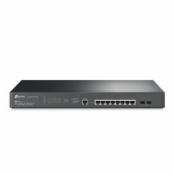 TP-Link JetStream TL-SG3210XHP-M2 switch Gestionado L2+ 2.5G Ethernet [100/1000/2500] Energía sobre Ethernet [PoE] 1U Negro (TP-Link JetStream 8-Port 2.5G 10GE SFP+ Managed Switch with PoE+ - TL-S...