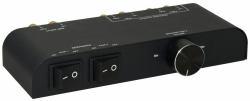 Microconnect MC-GEN-270 interruptor de sonido Negro (Speaker Control 2 way - with Banana Connector, This - product is only approved for connection to loudspeaker outputsof audio - Warranty: 36M)