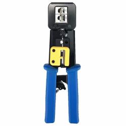 Microconnect KON033 crimpadora Herramienta para prensar Negro (EasyConnect EZ-RJ45 Crimp Tool - Perfect for all installations - using Easy-Connect EZ connectors, with Built in wire cutter and strip...