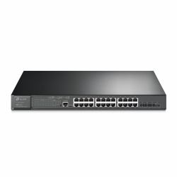 TP-Link JetStream TL-SG3428XMP switch di rete Gestito L2+ Gigabit Ethernet [10/100/1000] Supporto Power over Ethernet [PoE] 1U Nero (TP-LINK JetStream TL-SG3428XMP - Switch - managed - 24 x 10/100/...