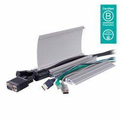 Dataflex Addit proteggi cavi 150 cm - diritta 422 (Dataflex Addit cable protector 150 cm - straight 422 - silver [1Year warranty])
