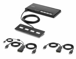 Linksys Belkin F1DN204MOD-PP-4 interruptor KVM Negro 