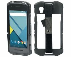 Mobilis 052051 funda y estuche para ordenador de bolsillo tipo PDA (PROTECH TPU CASE FOR SM 10/15 - ELASTIC HAND STRAP W/ STYLUS BLK)