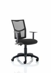 Dynamic KC0171 silla de oficina y de ordenador Asiento acolchado Respaldo de malla (Dynamic Eclipse Plus II Lever Task Operator Chair Mesh Back Height Adjust Arms)