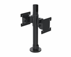 Ergonomic Solutions SpacePole POS SPV1103-FX-02 accesorio para terminal de punto de venta Montaje POS Negro Metal 75 x 75 mm 100 x 100 mm (BACK TO BACK BLACK - )