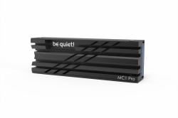 be quiet! MC1 PRO Unità allo stato solido Dissipatore di calore/Radiatore Nero 1 pz (MC1 PRO M.2 SSD COOLER)