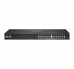 HPE Aruba Networking Aruba 6100 24G 4SFP+ Gestionado L3 Gigabit Ethernet [10/100/1000] 1U Negro (HPE Aruba 6100 24G 4SFP+ Switch - Switch - Managed - 24 x 10/100/1000 + 4 x 1 Gigabit / 10 Gigabit S...