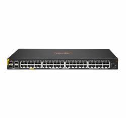 Aruba 6100 48G Class4 PoE 4SFP+ 370W Gestionado L3 Gigabit Ethernet [10/100/1000] Energía sobre Ethernet [PoE] 1U Negro (HPE Aruba 6100 48G Class4 PoE 4SFP+ 370W Switch - Switch - Managed - 48 x 1...