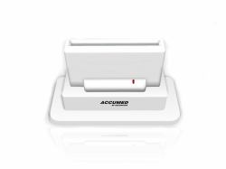 Accuratus AccuMed 680 - USB Fully Sealed IP68 Medical Smart Card Reader in white. Supplied by Hypertec [1Year warranty]