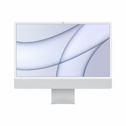 Apple iMac Apple M M1 61 cm [24"] 4480 x 2520 Pixeles PC todo en uno 8 GB 256 GB SSD macOS Big Sur Wi-Fi 6 [802.11ax] Plata (IMAC 24IN M1 8C CPU 7C GPU - 256GB SILVER)