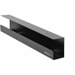 StarTech.com Canalina passacavi per scrivania - Cable management per scrivania per fili/cavi/strisce di alimentazione - Canalina coprifili 60cm x 7.6cm (UNDER DESK CABLE MANAGEMENT - TRAY - FOR COR...