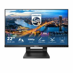 Philips B Line 222B1TC/00 Monitor PC 54,6 cm [21.5"] 1920 x 1080 Pixel Full HD LED Touch screen Nero (Philips B Line 222B1TC - Monitor a LED - 22" [21.5" visualizzabile] - touchscreen - 1920 x 1080...