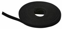 Lanview LVT125466 presilla Bridas adherentes para cables Negro 1 pieza[s] (5 meter Velcro roll, 10 mm - Warranty: 60M)