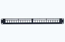 Lanview LVN127603 patch panel 1U (24-port STP Cat6 + Cat6a - patch panel 1U for 19" rack - Warranty: 60M)