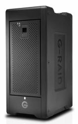 SanDisk G-RAID SHUTTLE 8 array di dischi 96 TB Desktop Nero (SanDisk Professional G-RAID SHUTTLE 8 - Hard drive array - 96 TB - 8 bays - HDD 12 TB x 8 - Thunderbolt 3, USB 3.2 Gen 2 [external])